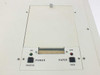 Rudolph Research AutoEL 135A5C – printer compartment top view showing paper slot, power and paper-feed indicator lights