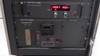 Electron Vision rack interior – close-up of high voltage power supply with LED numeric display showing dose readings and ElectronCure 30x control electronics panel below