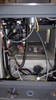 ElectronCure 30X interior cabinet view – shows internal wiring harnesses, pressure gauge, vacuum components, power supply module, and cooling fan