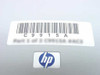 HP C9915A ADF attachment barcode label reading C9915A with HP logo badge visible below