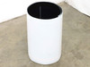 Xunlight XLS11-72 flexible solar panel tightly rolled into a cylinder showing compact storage form