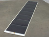 Xunlight XRS8-66 solar panel laid flat showing all 8 amorphous cells across full 91-inch length with white border frame