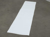 Xunlight XLS8-52 flexible solar panel showing white ETFE back sheet surface fully unrolled on floor