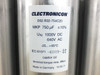 Electronicon E62.R32-754C20 capacitor label: MKP 750µF ±10%, 1000V DC, 640V AC, IEC 61071, Made in Germany 19.05.11