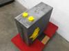 Amtec XRF 940V measuring head — angled side view showing stainless steel housing and yellow warning marking