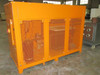 Deltatherm RKV 11.2 orange cooling water heat exchanger front view with mesh ventilation panels and compressor housing