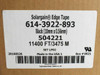 Quanex Solargain Edge Tape 614-3922-893 — box label showing part number 504221, 10mm x 0.56mm, Made in the USA