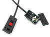 Onamba PVU-B48-022 junction box open showing internal terminal contacts and snap-in cover detail