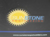 Sunstone Engineering logo badge on front panel of CD320DPM2 spot welder