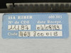ISA Riber label on JBA 12A showing order number 11197, receipt date 04/08/83, and code 463 300 01E