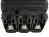 Top (line-side) terminal view of NSX250F showing 3-pole terminals labeled 1, 3, 5 and 250F markings