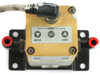 SMC ITV2050-31T2BL4 pressure regulator – top panel view showing RESET, SET, UNLOCK, and LOCK buttons; paint/label wear and scuffing visible on top surface