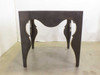Artistica 126-260 Van Cleef End Table – rear view showing carved Moroccan-style apron and tapered legs