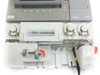 Siemens Rapidlab 860 internal reagent and sensor compartment with cover open showing tubing, reagent bottles, and fluid handling components