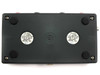 Newport FK-DRV – bottom view showing two Class I Laser Calibration seals (void if broken, serial no. 611) and rubber feet