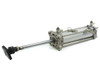 SMC CDBA2F80-250 Tie-Rod Pneumatic Cylinder End Lock CBA1/CBA2 w/ Floating Joint