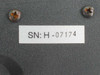 Vision Engineering Mantis microscope — serial number label reading SN: H-07174