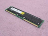 NEC MC-4R64CPE6C-653 64MB RDRAM RIMM nonECC memory module — front view showing black heat spreader and gold edge connector