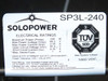 Solopower SP3L-240 240 Watt CIGS Solar Panel 7' Battery Charging RV Boat MC4