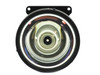3IN-FE3 concave fisheye lens — straight-on front face close-up showing concentric optical elements and lens coatings