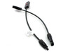 Single Onamba PVU-B48-022 MC4 male-female cable pair showing Y-split configuration with label