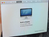Apple iMac MC508LL/A – System Information Displays tab showing 21.5-inch 1920x1080 built-in display and ATI Radeon HD 4670 256MB