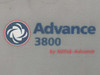 Advance 3800 by Nilfisk-Advance logo decal closeup on machine body