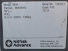 Nilfisk-Advance 3800 rating plate – Model 3800, Part No. 56409000, 36V, IPX5, GVW 3000lb/1360kg, Serial No. 1393253