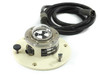 Eppley Laboratory 8-48 Black White Pyranometer front-angle view with output cable attached