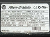 Allen-Bradley MPL-B330P-HK72AA motor nameplate showing 460V 3-Phase, 5000 RPM, 1.8/2.4 kW/HP, Series A, PN-12146, IP66, date 1312, Kinetix inverter duty AC servo motor