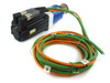 Allen-Bradley MPL-B330P-HK72AA MP-Series servo motor with Wittenstein gear reducer and bundled orange and green servo cables — side view