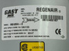 Gast R5325A-2 Regenair Regenerative Blower Max 160 cfm 2.5hp Motor 3 phase