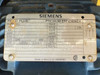 Siemens PE 21 Plus motor nameplate showing 2HP, 460V, 3PH, 60Hz, 1735 RPM, Frame 145T, 2.9A, NEMA Design B, suitable for VFD 6-60Hz