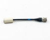 Full view of IBM 7362211 cable showing 6-pin circular metal connector end with knurled coupling nut