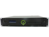 ReQuest F2 Media Server – front panel straight-on view showing LCD display and optical drive bay
