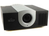 Runco CL-810 Ultra DLP projector – front three-quarter view showing lens and Runco logo on black housing