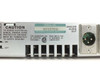 Tektronix TSG-170D rear panel close-up showing serial number label B010706, CSA certification mark, Analog Audio Out XLR connector, and caution label