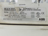 Baldor speed control label showing Model BCWD140 (CN3009A38), 1HP/2HP ratings, 115 and 208/230 VAC input, 50/60 Hz, 15A max, RoHS and UL listed, ABB group