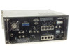 Panasonic AG-7750 rear panel showing Remote D24F connector, TBC Remote port, S-Video inputs/outputs, BNC video connectors, XLR audio connectors, and IEC power inlet