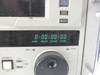Panasonic AG-7750 close-up of digital time code display reading 0:00:00:00 and jog/shuttle search control