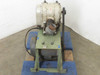 MD Pneumatics 11-3202.5 vacuum pump front intake port and motor on steel base – front view
