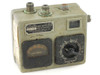 TS-117/GP Wavemeter Test Set front panel showing XTAL CURRENT meter, SENSITIVITY dial, Type N connectors, and Signal Corps nameplate