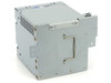 InFocus LAMP-021 lamp module rear view showing metal housing, ventilation, and pull handle