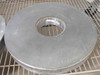 Side view of a thick cylindrical Lapmaster lapping plate showing inner bore — label partially visible
