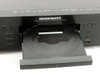 Marantz UD5007 disc tray open, revealing the disc loading tray mechanism and Pure Direct label visible on the tray