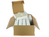 Brandtech macro cuvette lot — angled view of open shipping box with multiple white retail boxes visible and one open box with foam cuvette tray