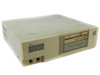 NEC PowerMate 286 Plus PM-20-100B desktop PC — front left three-quarter view showing 5.25-inch and 3.5-inch floppy drive bays and NEC badge