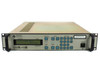 Miteq U-9473-125K C-Band Upconverter – front panel close-up showing UPCONVERTER MODEL label and power switch