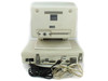 Delta Data Systems 8260AT rear panel — rear view showing host, printer, and keyboard connectors with power cable