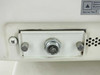 Delta Data Systems 8260AT CRT monitor mounting hardware — close-up of monitor tilt/swivel base bolt and bracket